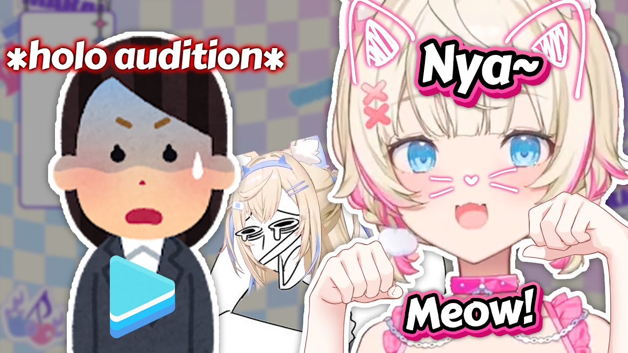 Mococo Abyssgard, a dog, meowed during her hololive audition