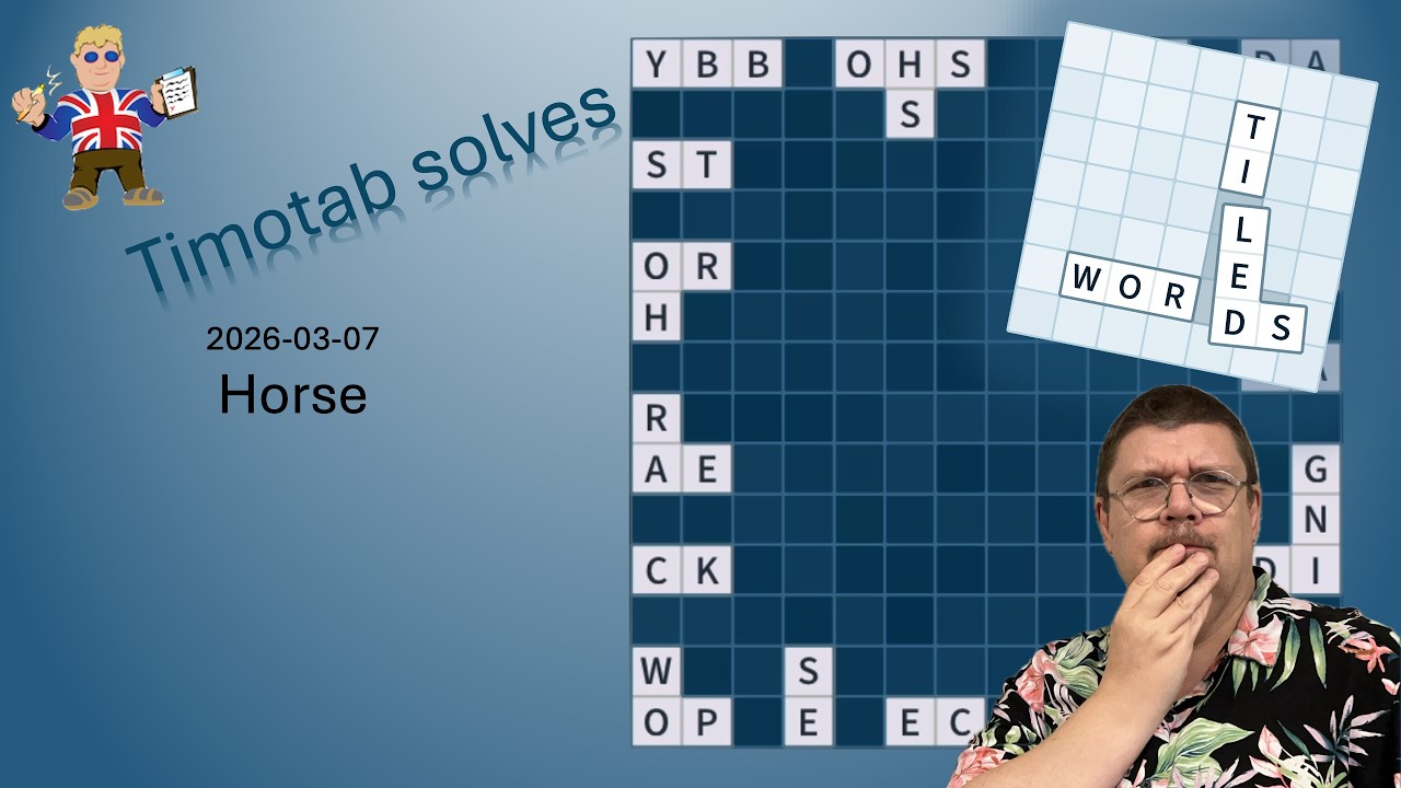 Tiled Words 2026-03-07 : Horse
