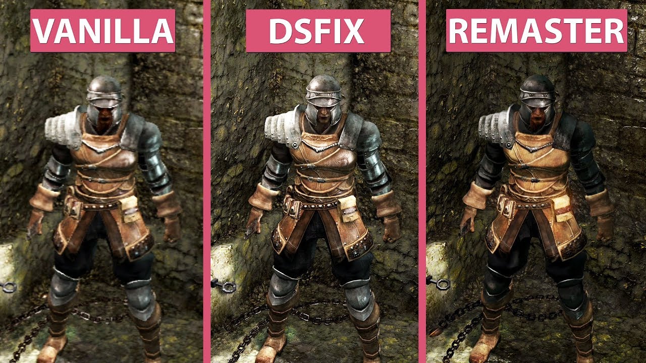 [4K] Dark Souls – Original vs. DSfix & Mods vs. Remastered Graphics Comparison