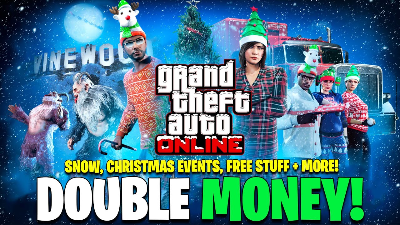 CHRISTMAS UPDATE 2025 - Events Guide, Free Stuff & Double Money | GTA Online Weekly Update