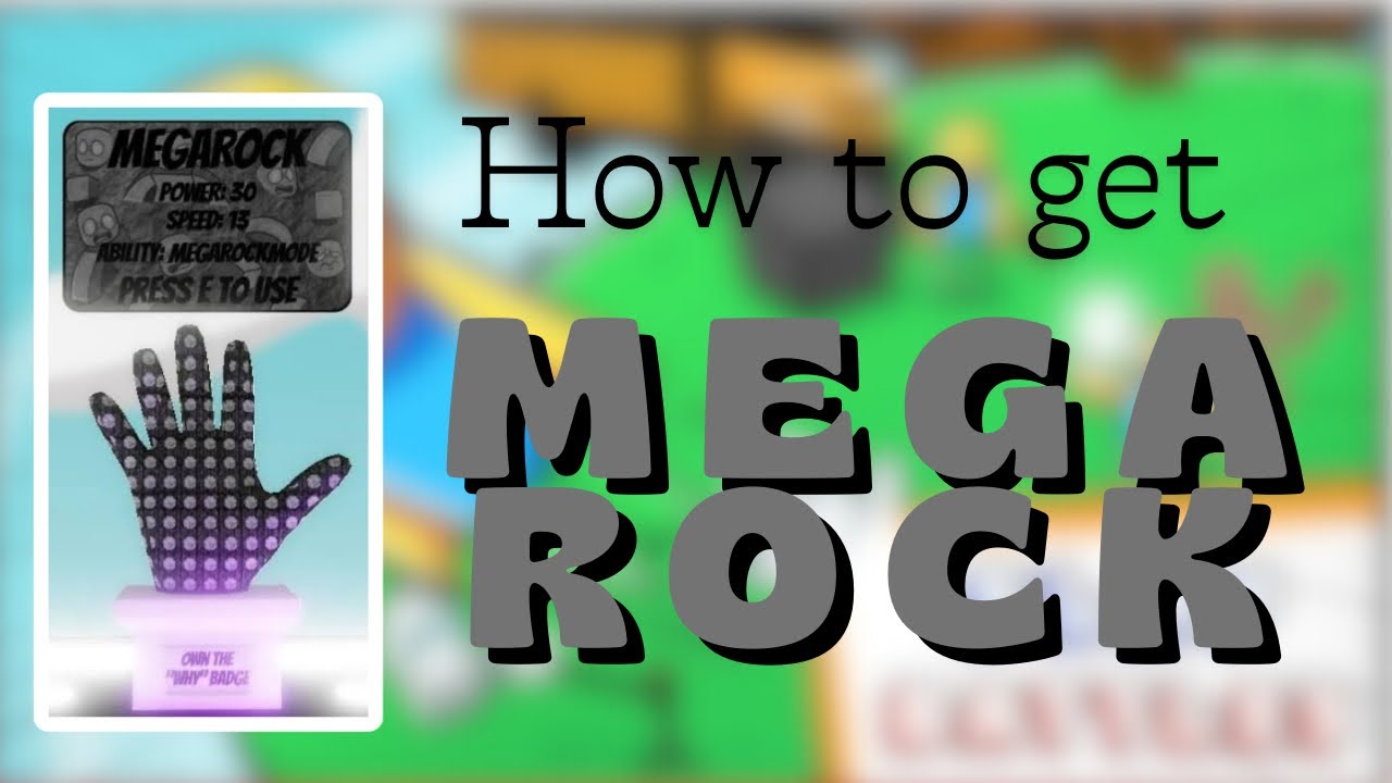 HOW TO GET MEGAROCK GLOVE (slap battles)