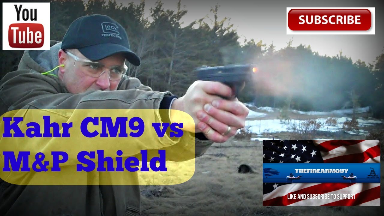 Kahr CM9 vs M&P Shield (Best Concealed Carry Gun) - TheFireArmGuy