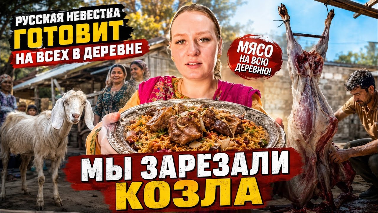 How a Russian DAUGHTER-IN-LAW Cooks for the Whole Village! This Year!!!