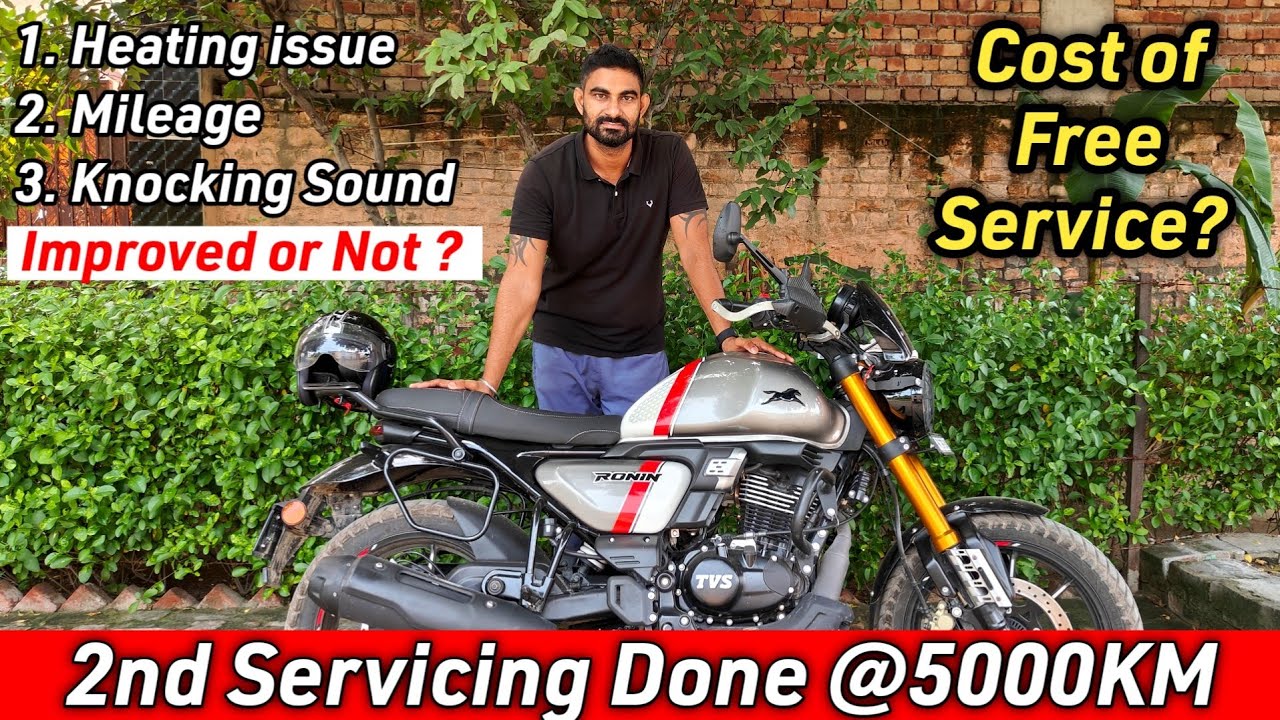 TVS Ronin 225 Special Edition 2nd Service Done || Heating & Mileage improved or Not ? ||