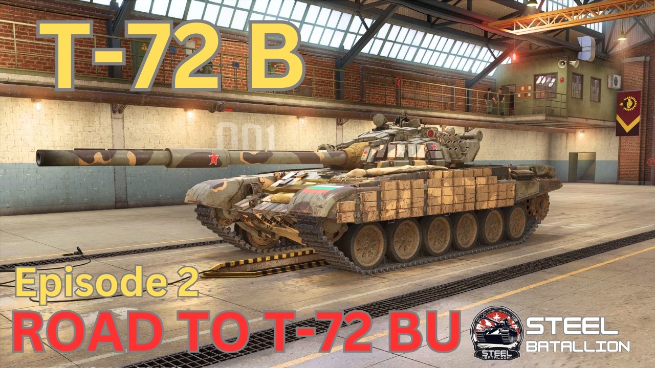 T72 B - Road to T72 BU - World of Tanks Modern Armour Live Gameplay
