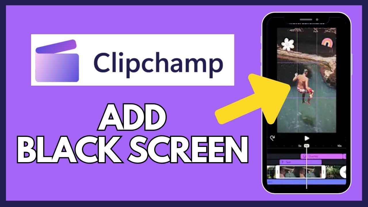 How to Add Black Screen in Clipchamp 2024?