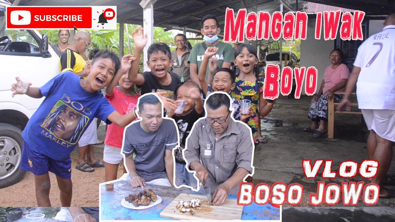 Mangan panggangan iwak Boyo nggone pak Rudi bareng karo sedulure - Vlog Jowo sonko Suriname
