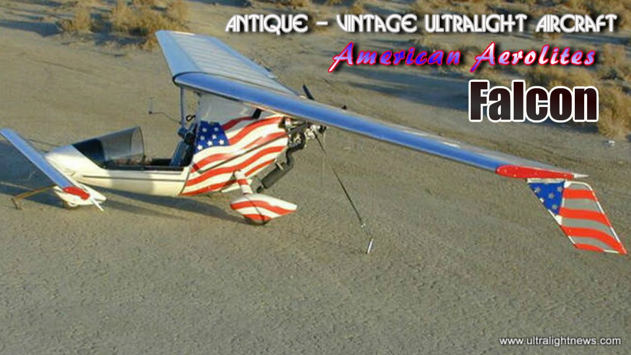 American Aerolites Falcon part 103 legal ultralight aircraft.