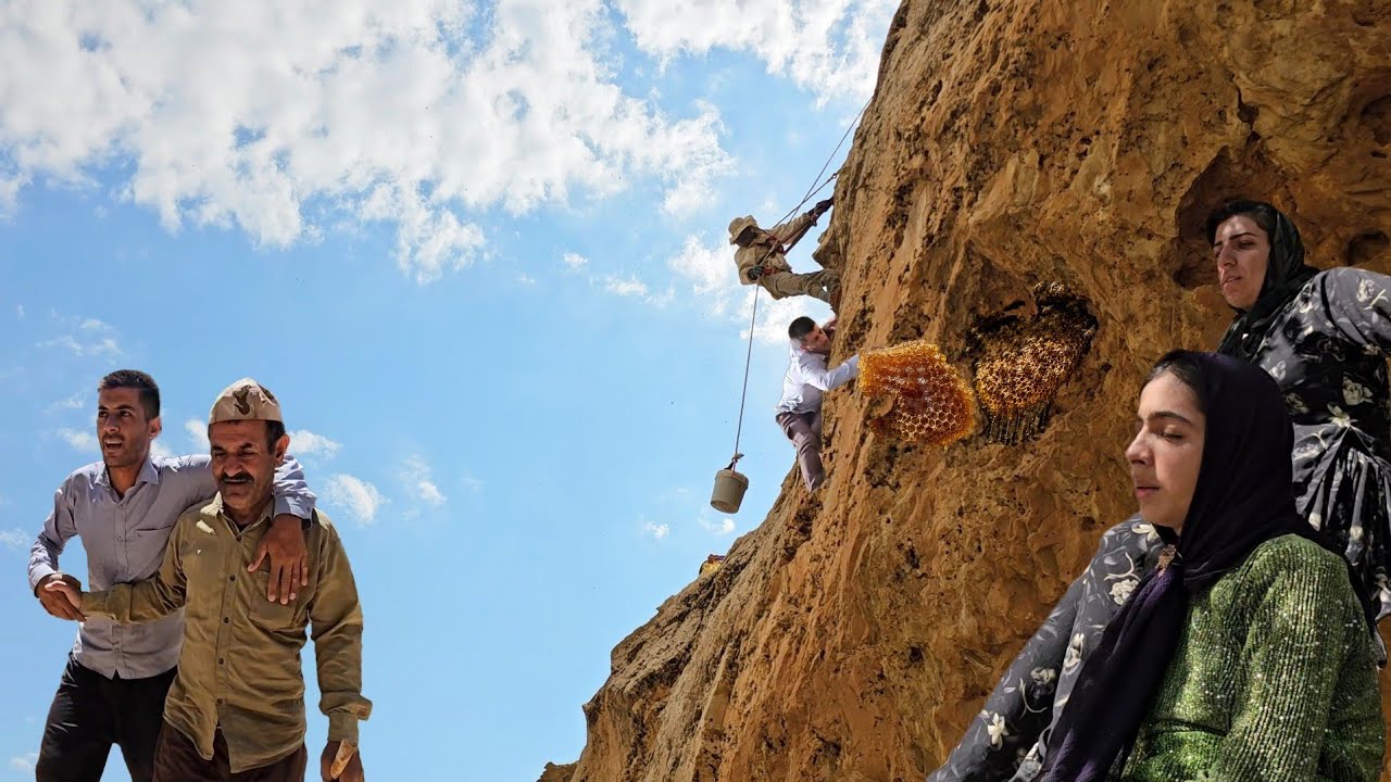 😱 They Tied Kamdin to a Rope&hellip; Then He Entered the Bee Nest! 🪢🐝