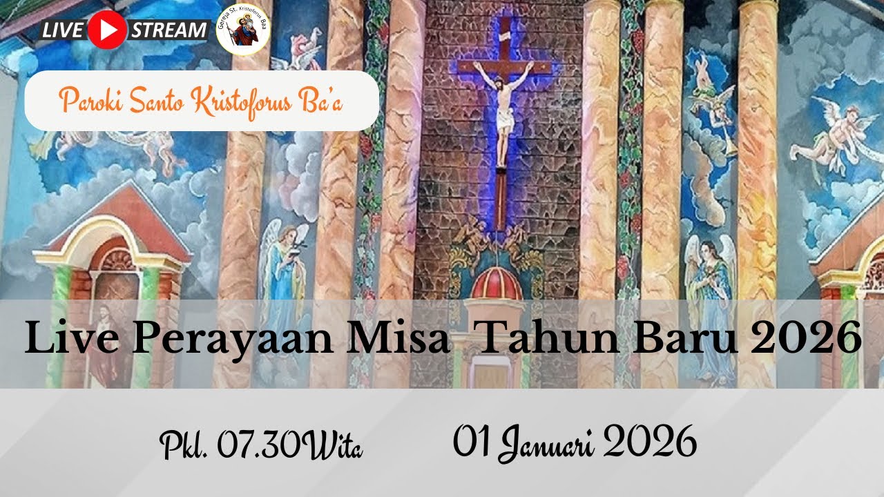 Live | Misa Perayaan Tahun Baru 2026  di Gereja Santo Kristoforus Ba'a