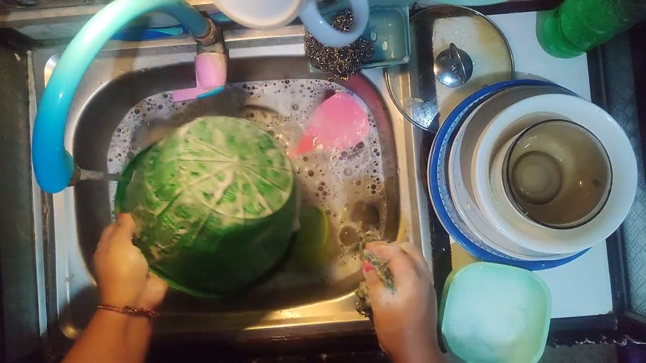 ASMR CUCI PIRING DAY 14