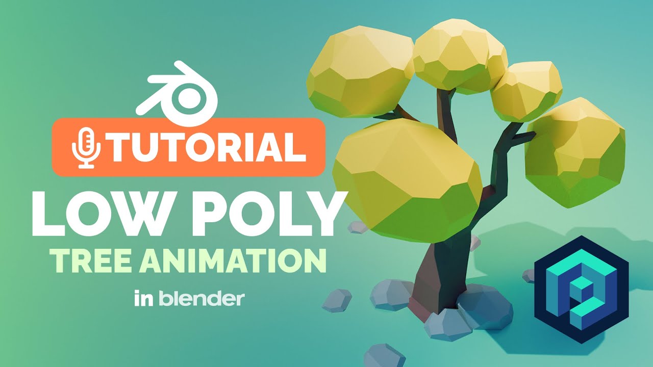 Учебник по созданию низкополигональной анимированной ёлки ​​в Blender | Polygon Runway
