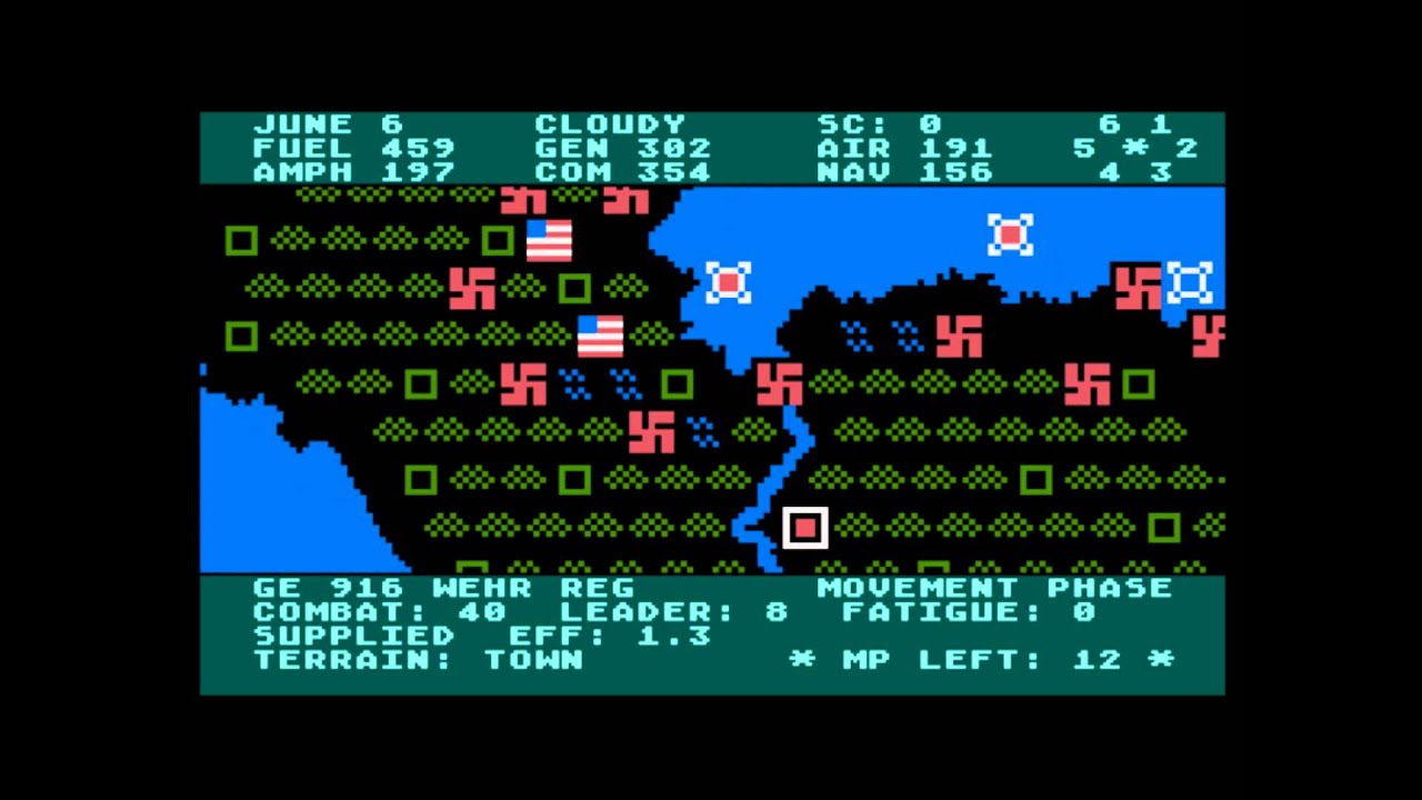 Battle for Normandy for the Atari 8-bit family