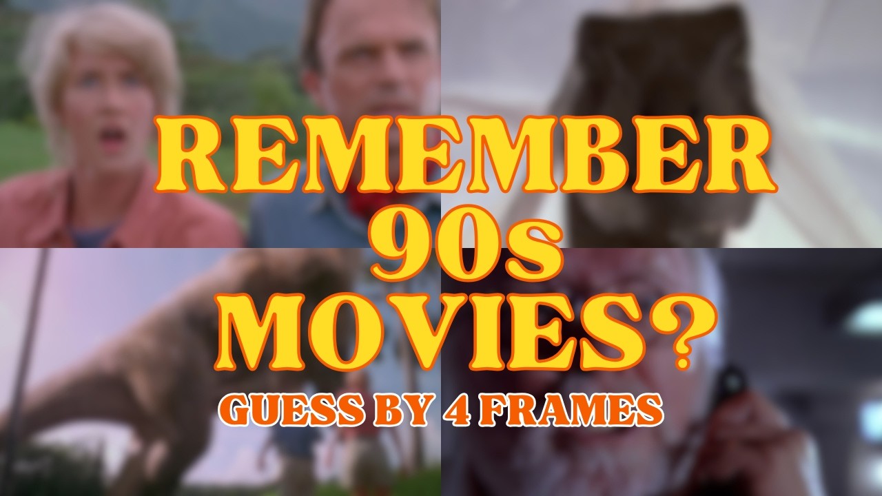 Can You Guess Iconic ’90s Movies From Just 4 Frames? | 33 Movie Quiz