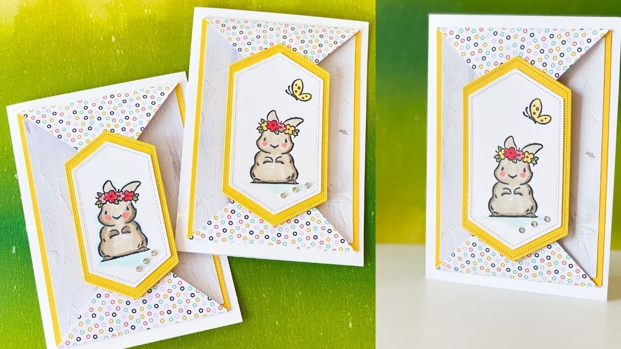 DIY Idee für Ostern 2021 ⎮Fröhliche Osterkarte basteln