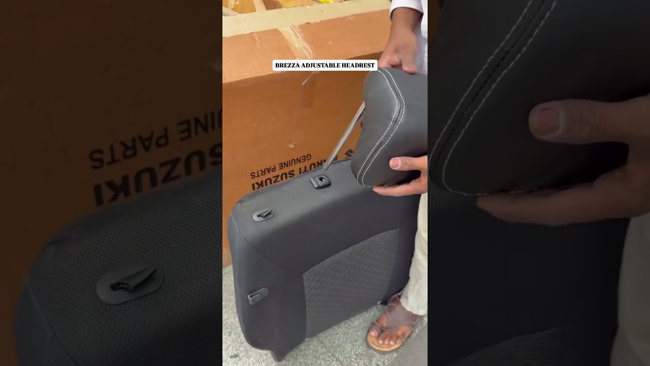 Brezza rear head rest #caraccessories #automobile #carhaat #caraudio #carsoundsystem #smartphone