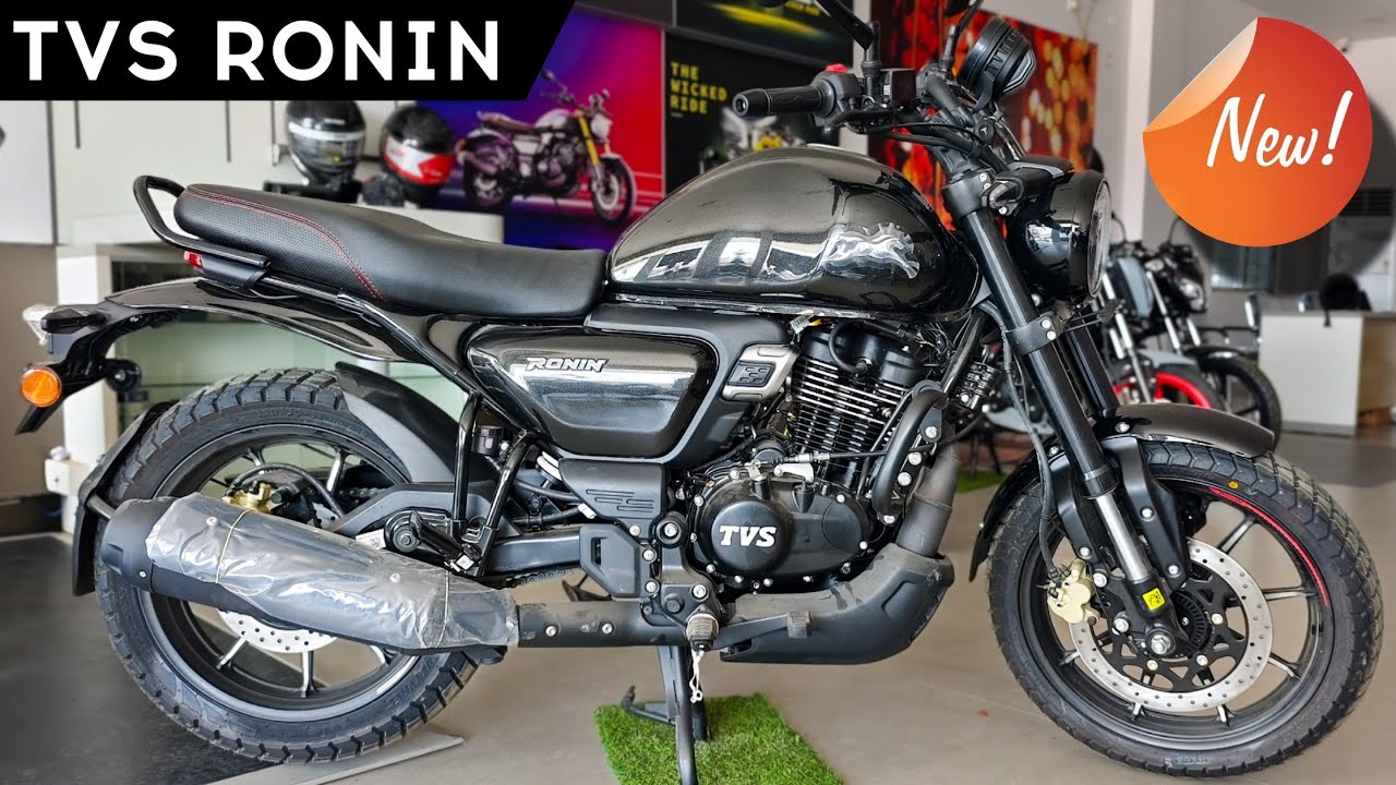 Tvs Ronin 2025 New Model | Ob2db Lightning Black Base Model