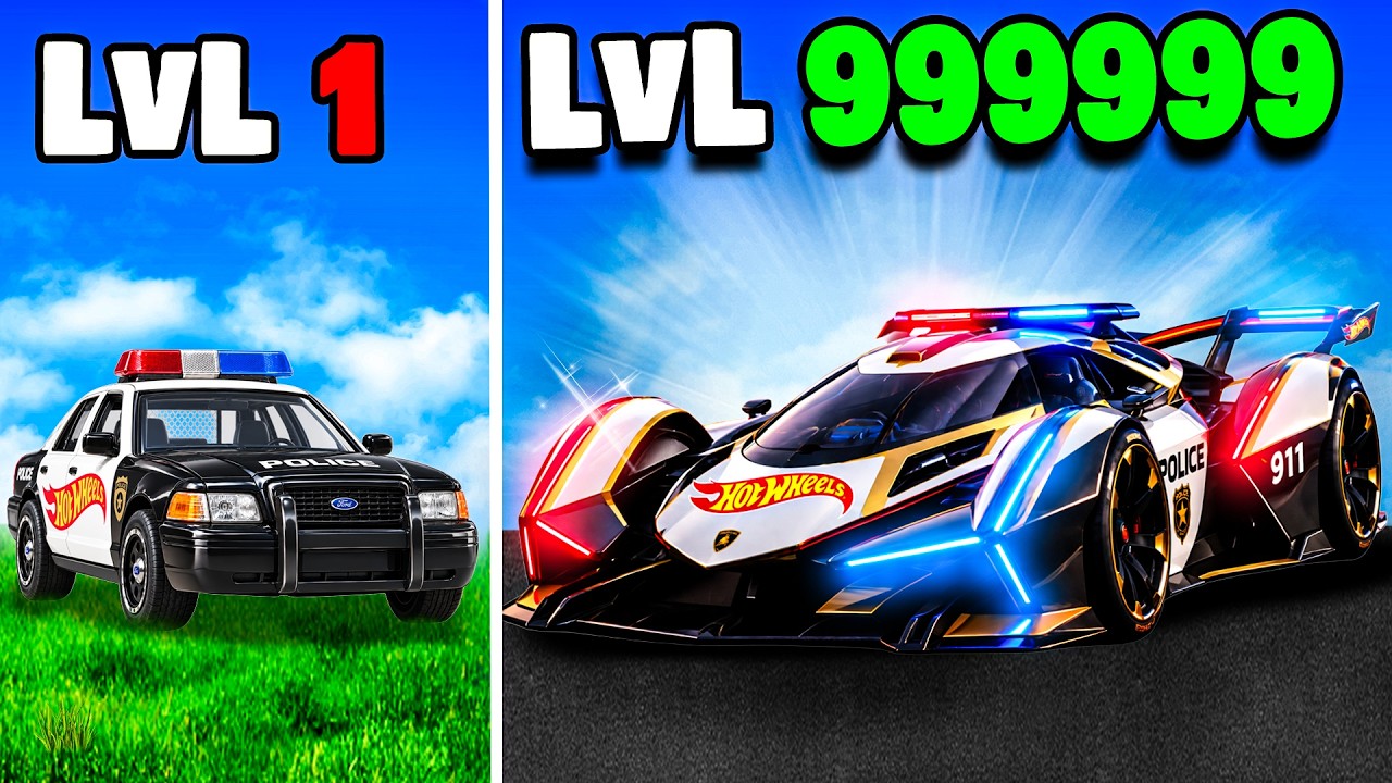 Level 1 to Level 1,000,000 Hot Wheels Police Car in GTA 5
