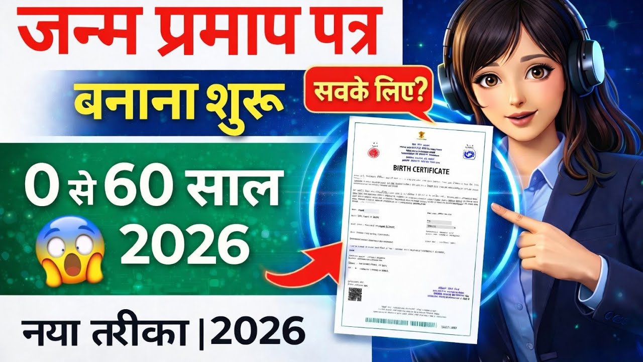 Birth Certificate Online Apply 2026 | Janam Praman Patra Kaise Banaye | Step by Step