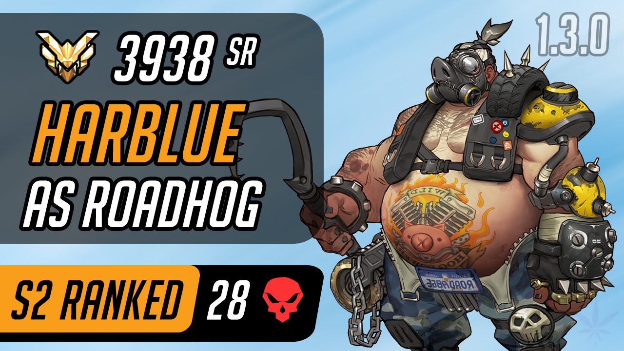 Harblue as Roadhog in King&rsquo;s Row [Master &ndash; 28 eliminations &ndash; CompLexity - Season 2 - 1.3.0]