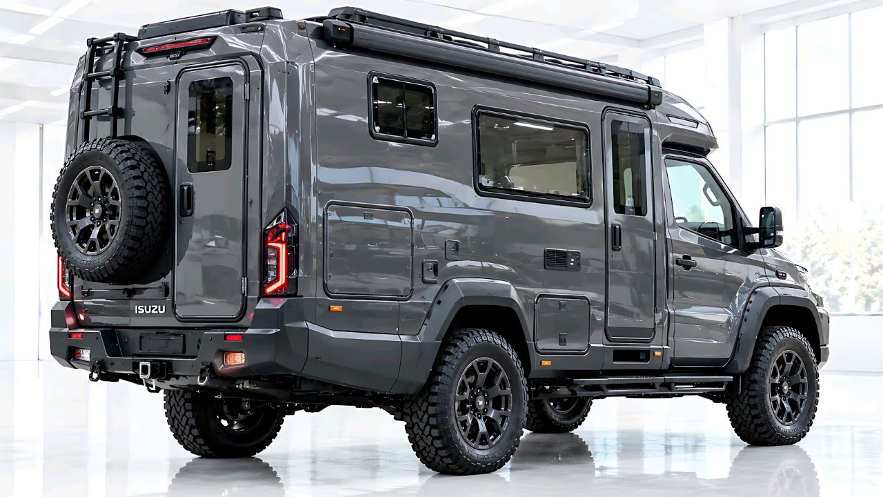 Новый Isuzu Micro Expedition RV 4x4 2027 года &mdash; крошечный автодом с двумя спальнями!