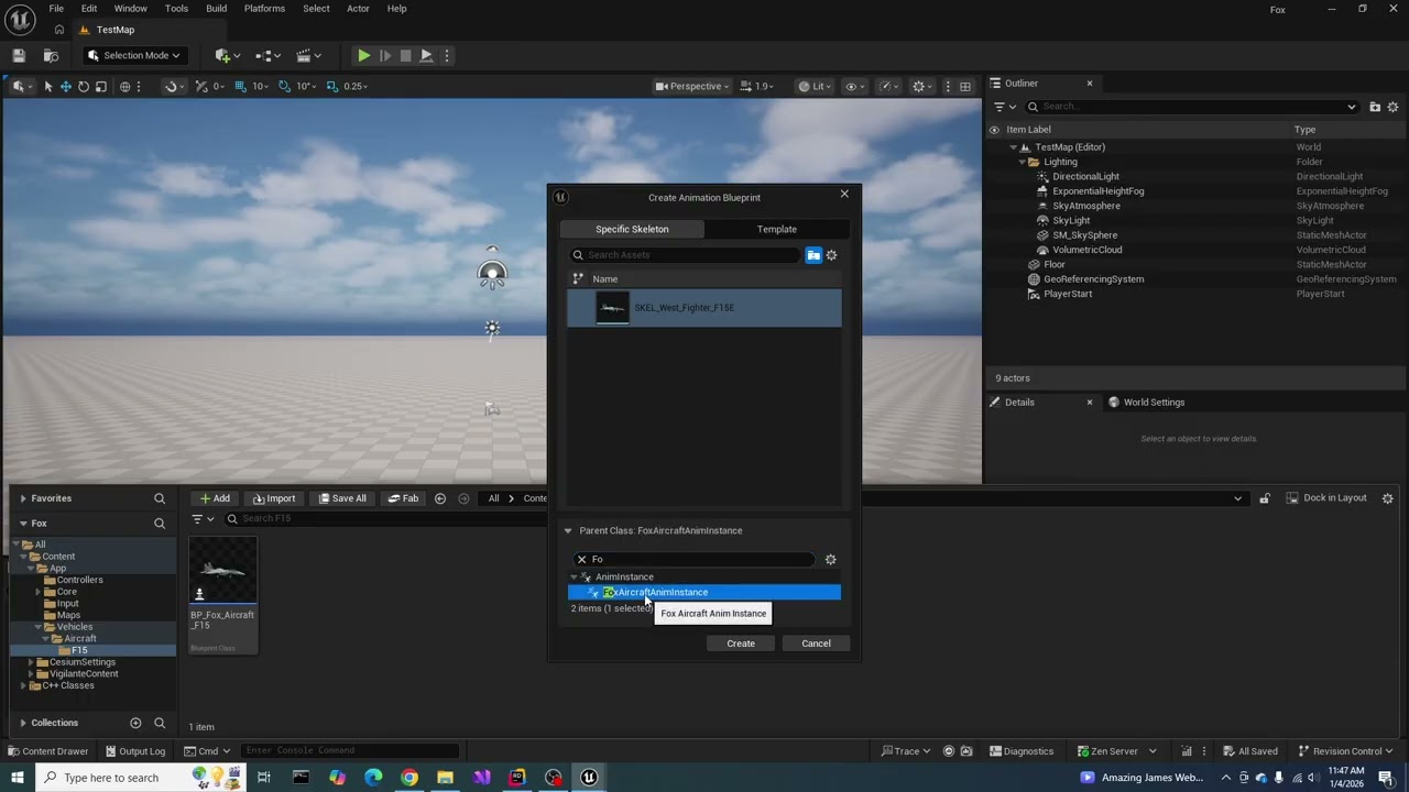 Unreal Engine C++ Flight Sim 4: Aircraft Animation