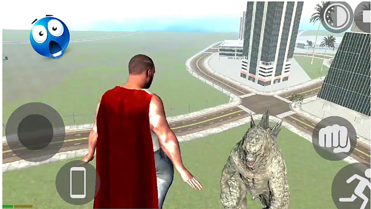 SUPER FRANKLIN vs GIANT GODZILLA ARMY in Indian Bikes Driving 3D! 😱🔥