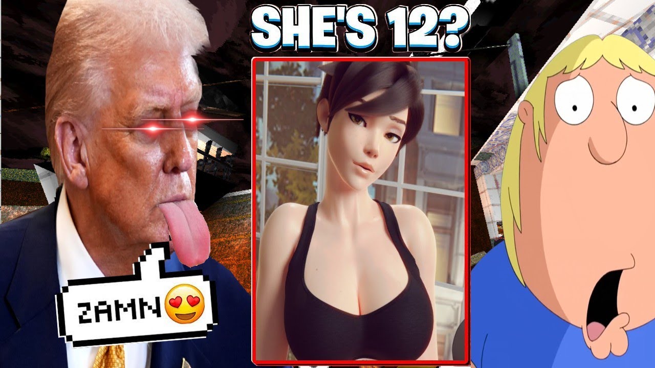 Trump, Chris Family Guy, and a guy talk about Overwatch Rule 34 (Gets Hot)