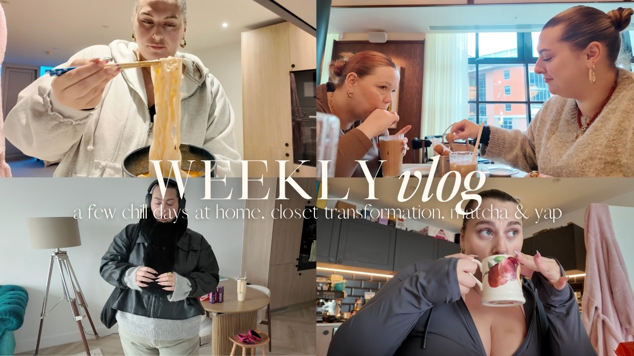 a very normal week in my life...dressing room makeover, cooking & yap session