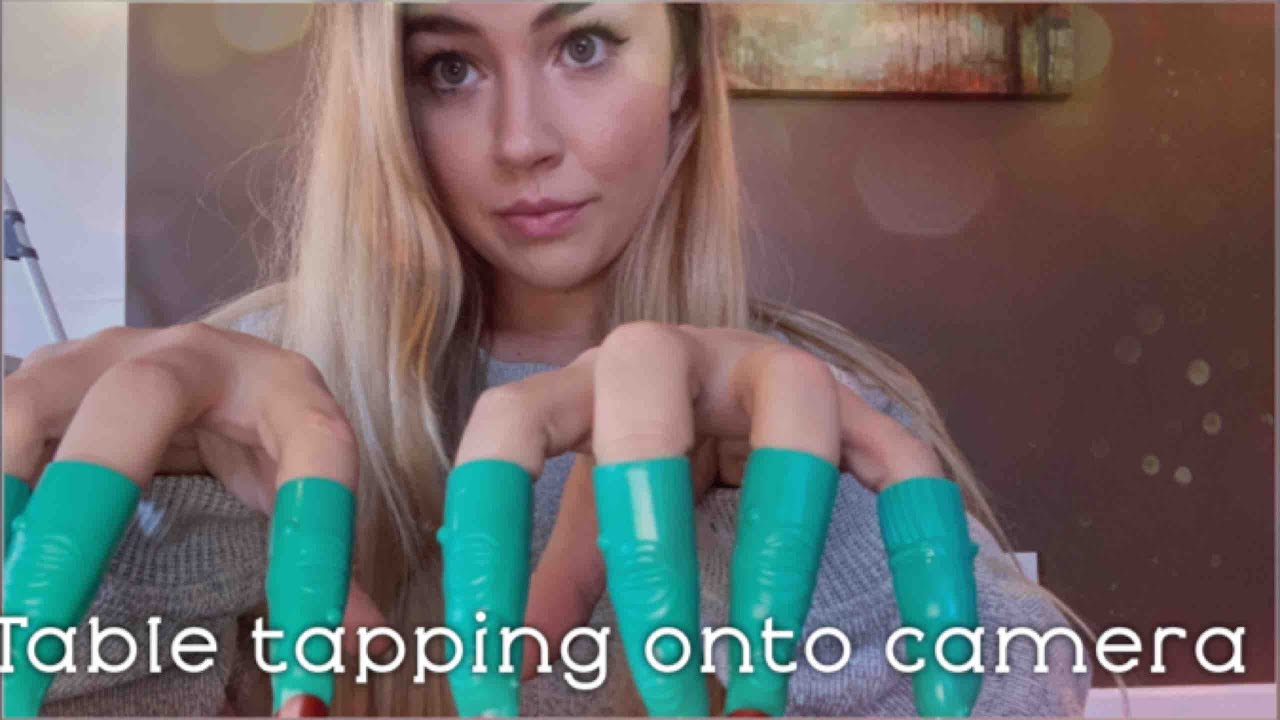 ASMR: Tapping up to the camera on different surfaces (Table tapping, camera tapping)