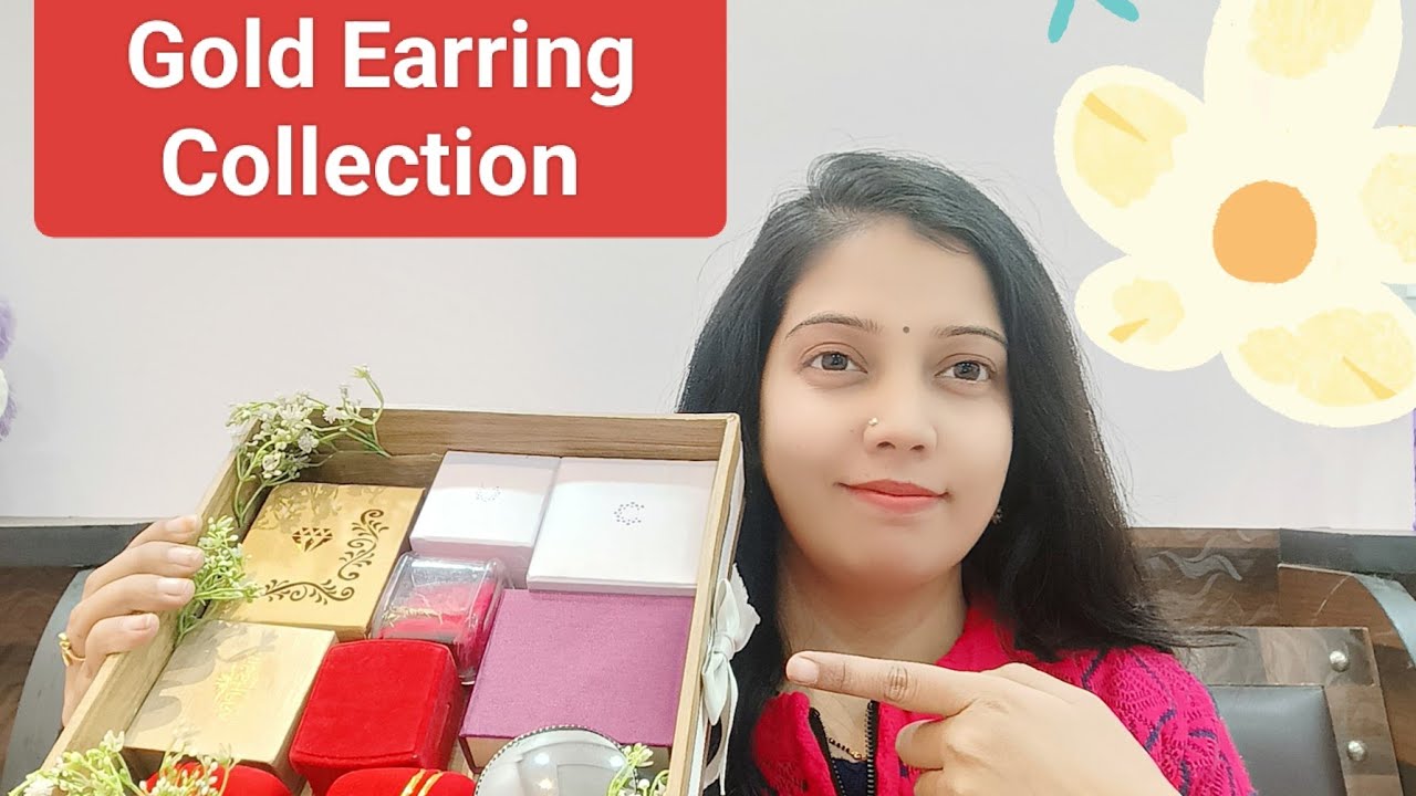 My Gold Earrings Collection || Latest Gold Earring Design || Gold Earring For Daily wear