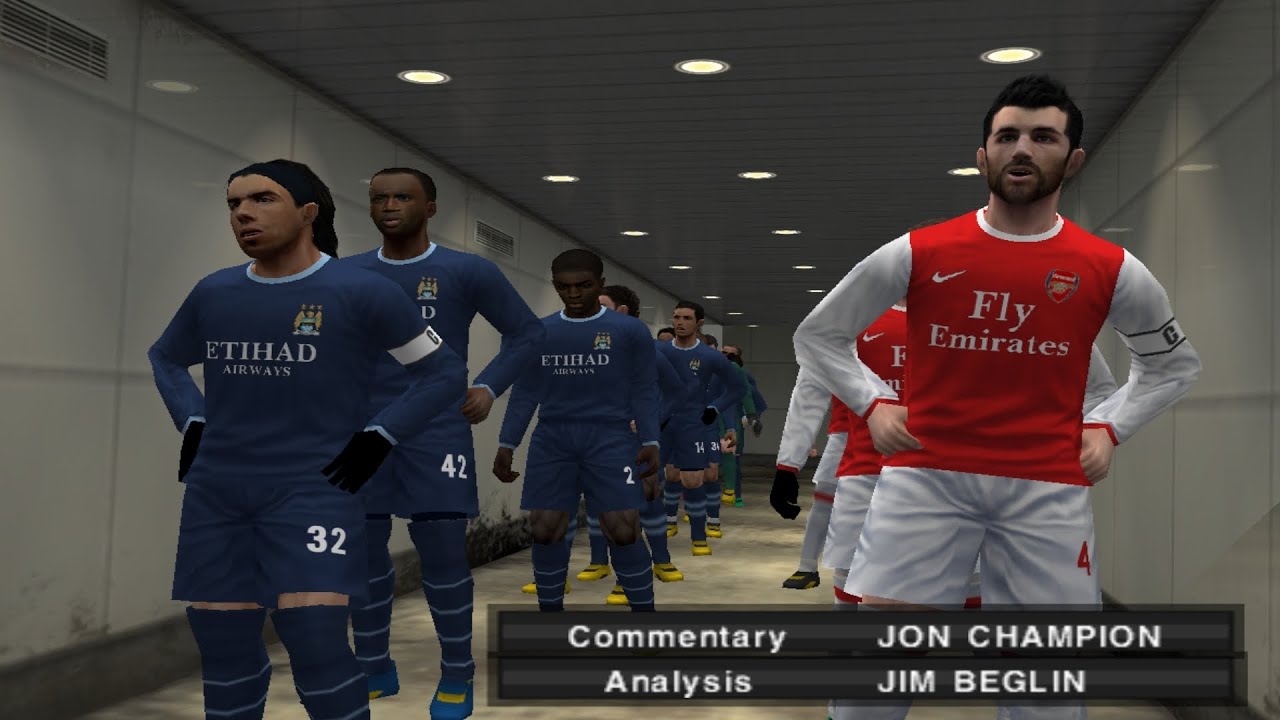 PES 2011 PSP: Arsenal VS Manchester City