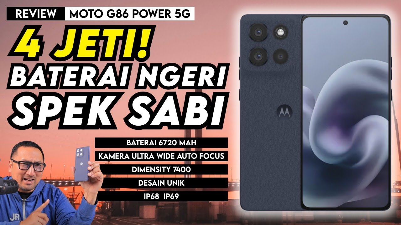 Baterai Terawet di 4 Jutaan Saat Ini, dan Tetap Lengkap: Review moto g 86 POWER 5G