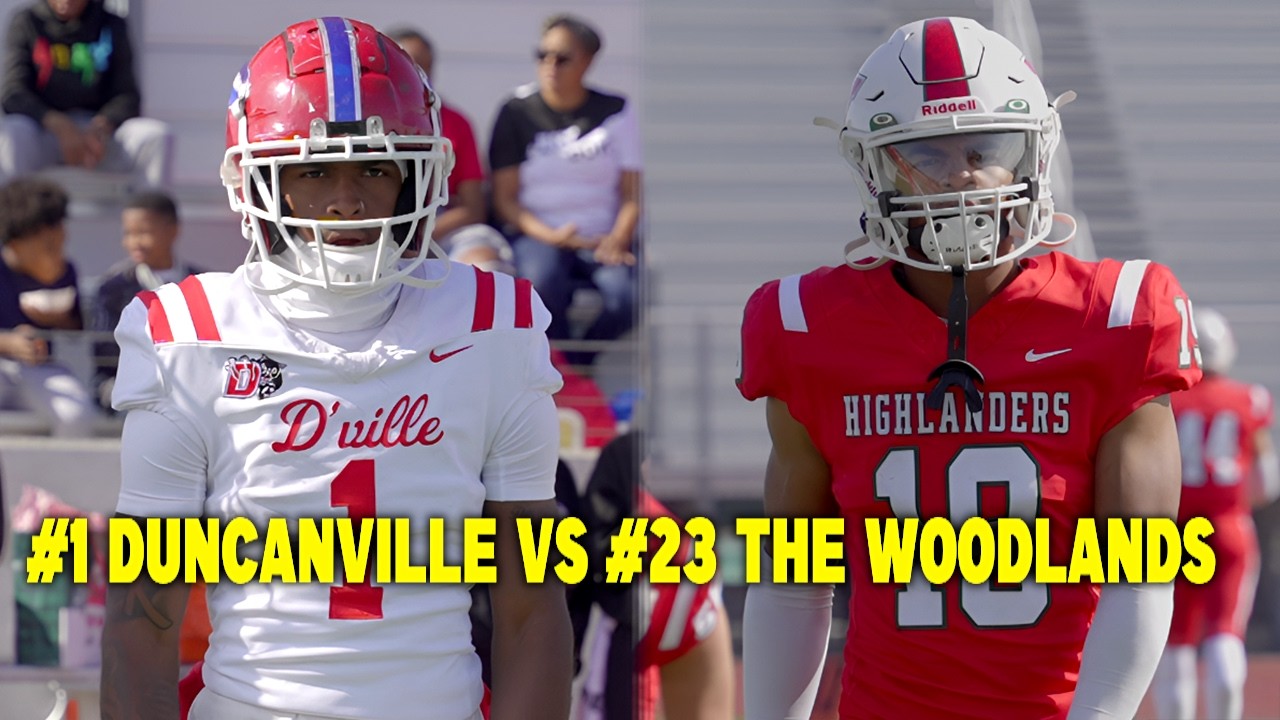 #1 TEAM IN TEXAS TESTED?? #1 Duncanville vs #23 The Woodlands DAKORIEN MOORE GOES OFF!! 2024
