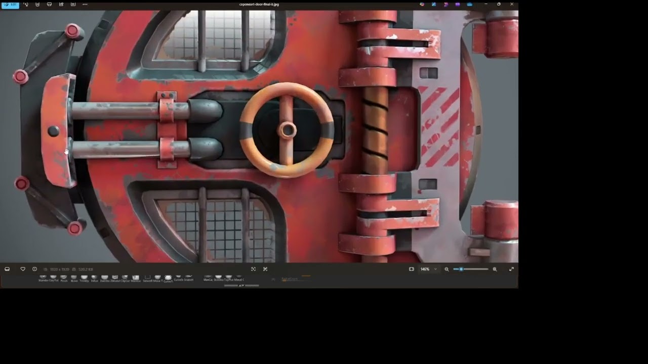 012 Submarine Door in Zbrush | Hindi Tutorial ||