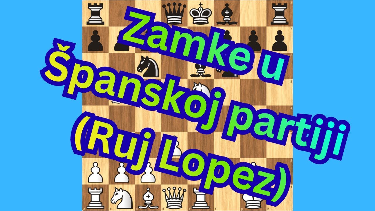 Zamke u Ruj Lopezu | Španska partija