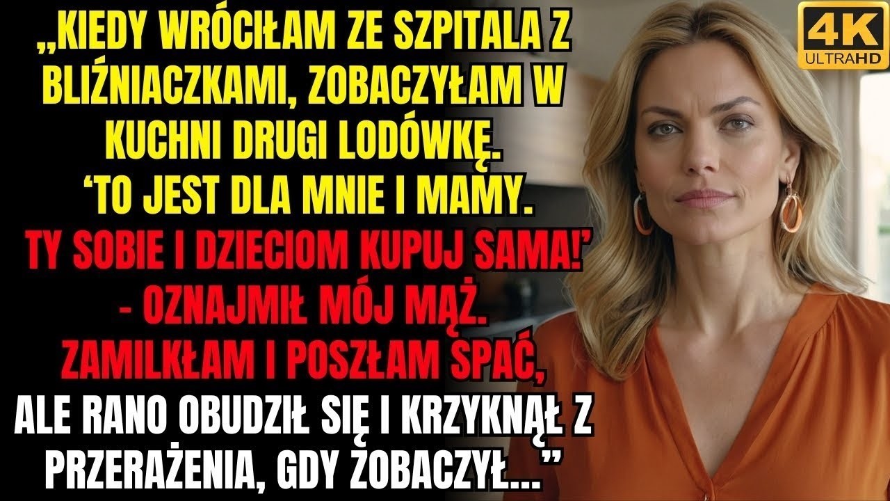„Wróciłam ze szpitala, a w kuchni stała druga lodówka ‘To na nasze produkty – moje i mamy!’