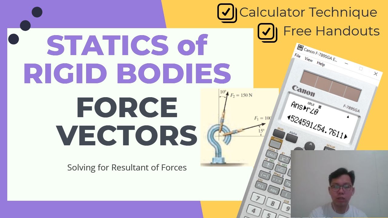 Statics of Rigid Bodies (Force Vectors) + CalTech