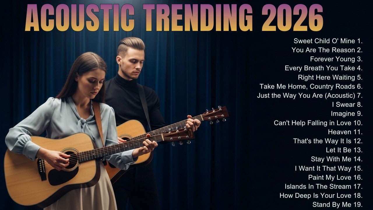 Best of Music Travel Love 🎸 Timeless Acoustic Covers Playlist 2026