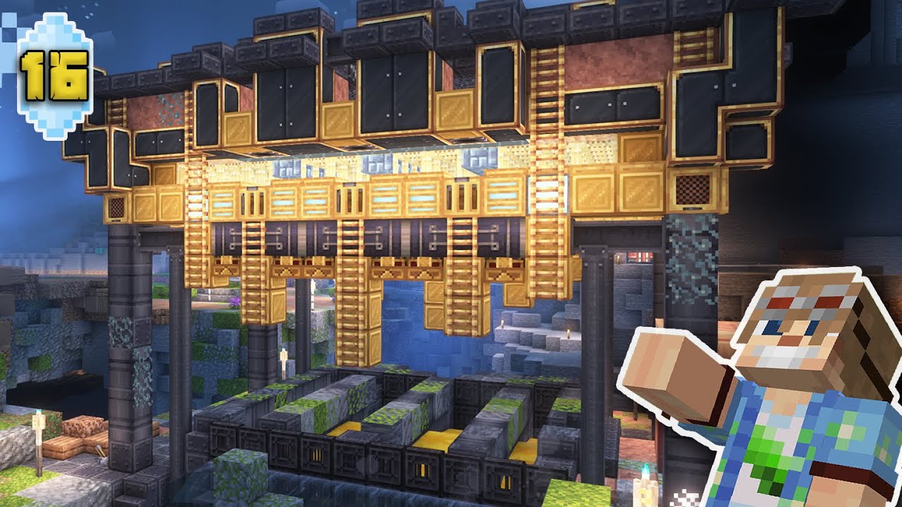 The Anti-Gravity, Laser-Powered Cobblestone Farm - Vault Hunters SMP 1.18.2 #createmod #minecraft