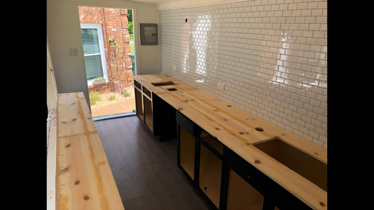 Coffee Trailer Video 3: Countertops