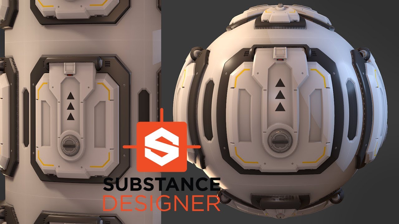 Substance Designer - Stylized Sci Fi Material