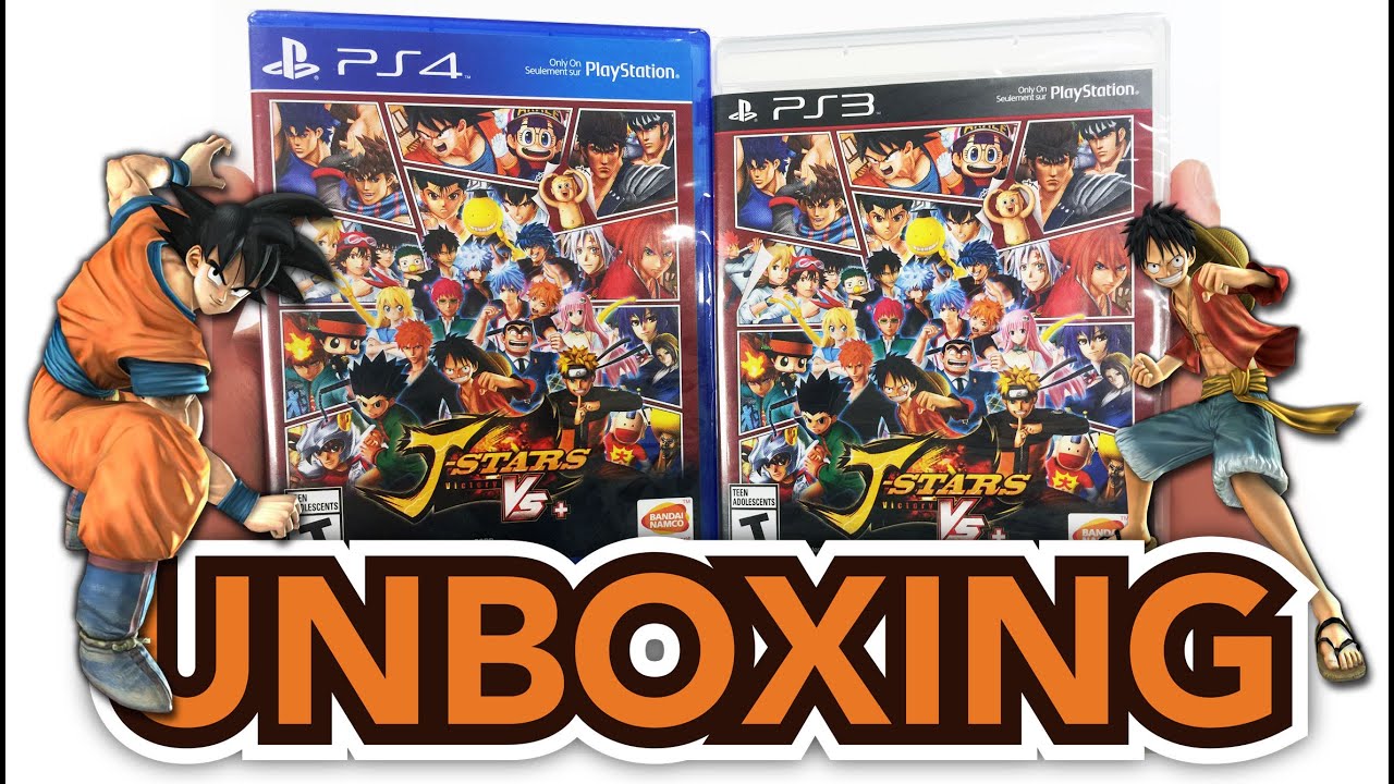 J-Stars Victory VS + (PS3 / PS4) Unboxing!!