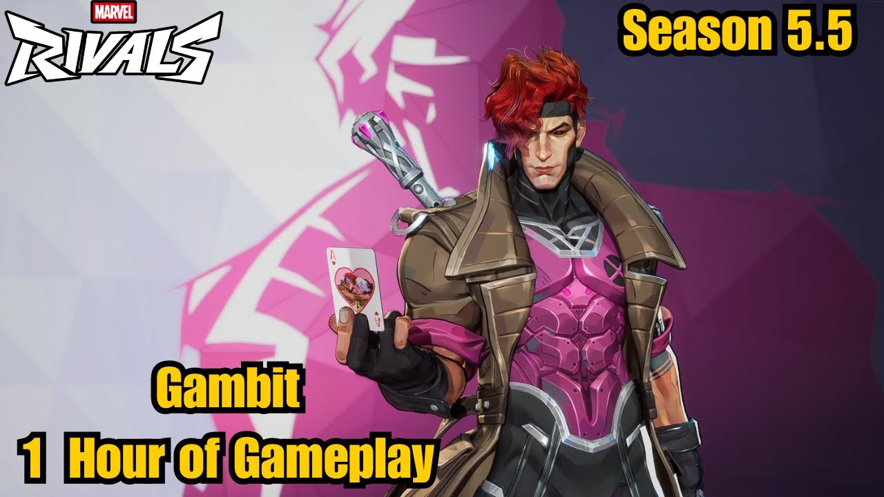 Gambit (Default) 1 Hour of Gameplay | Marvel Rivals | Season 5.5