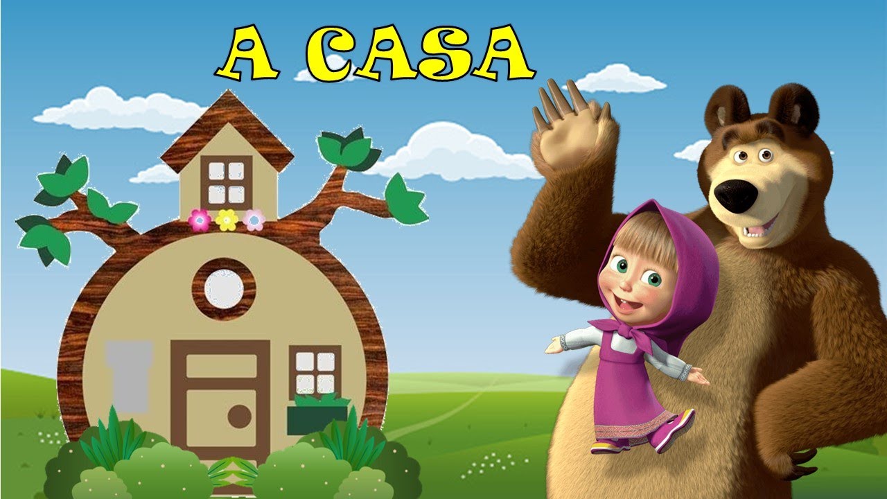 Era uma casa muito engraçada com Masha e o urso/ Música infantil 🎵