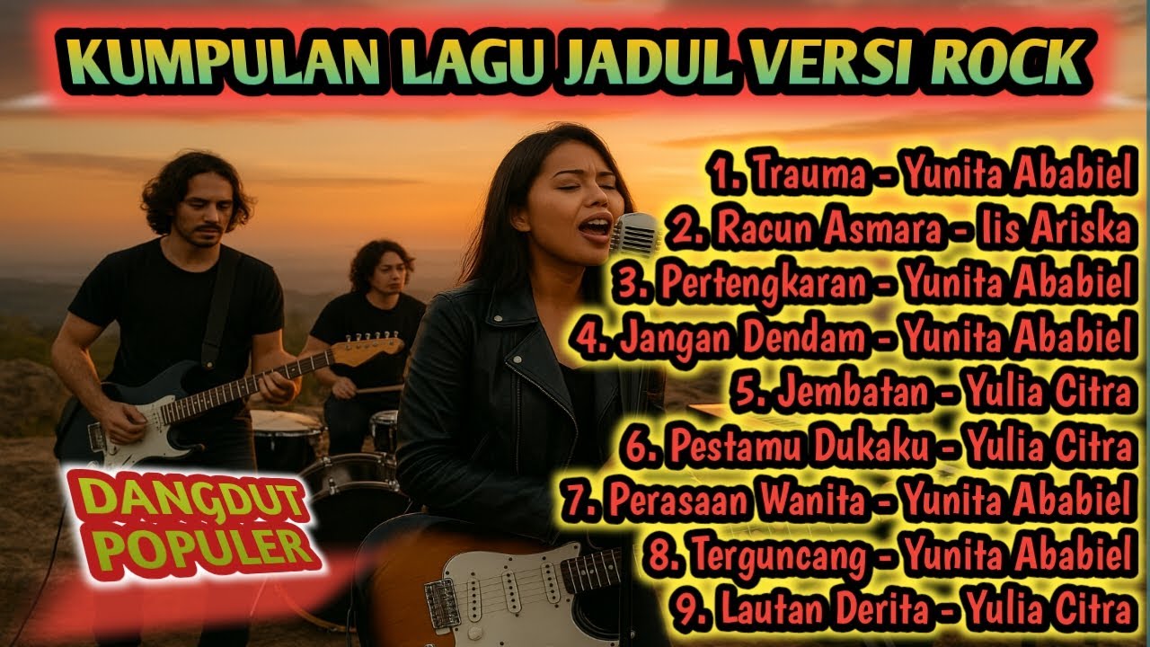 KUMPULAN LAGU DANGDUT JADUL (coverAI versi rock) cocok untuk menemani kerja