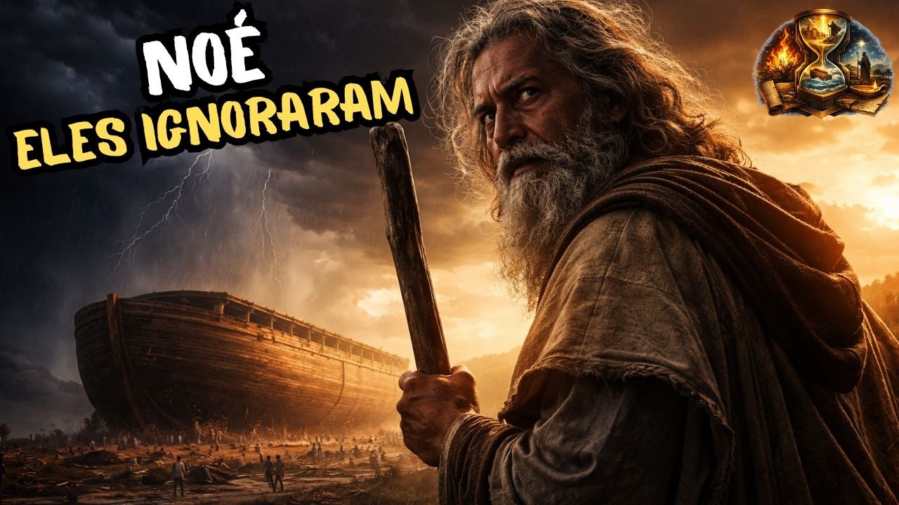 Nos Dias de Noé: O Mundo Ignorou Até Ser Tarde Demais | Filme Bíblico Completo