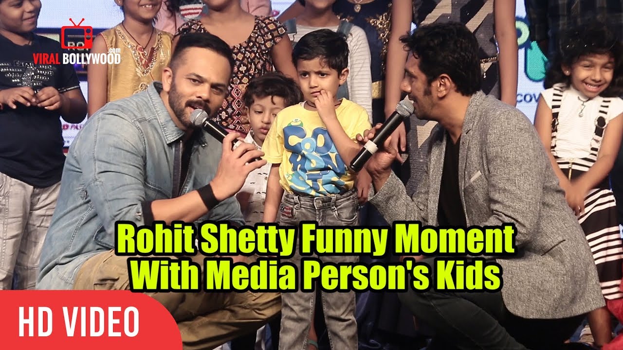 Rohit Shetty Chit Chat With Media Person's Kids | Little Singham Animation Movie Launch