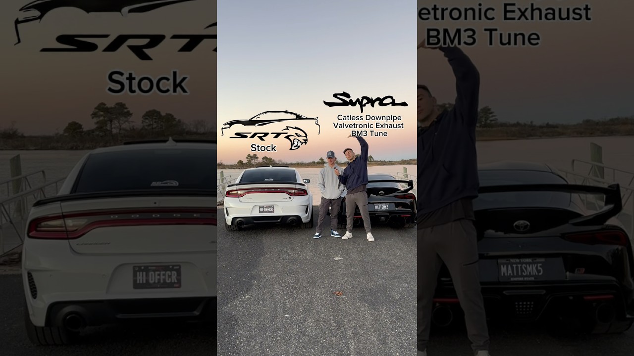 Hellcat Jailbreak vs Toyota Supra REV BATTLE 🔥 #toyotasupra #supra #hellcat #cars