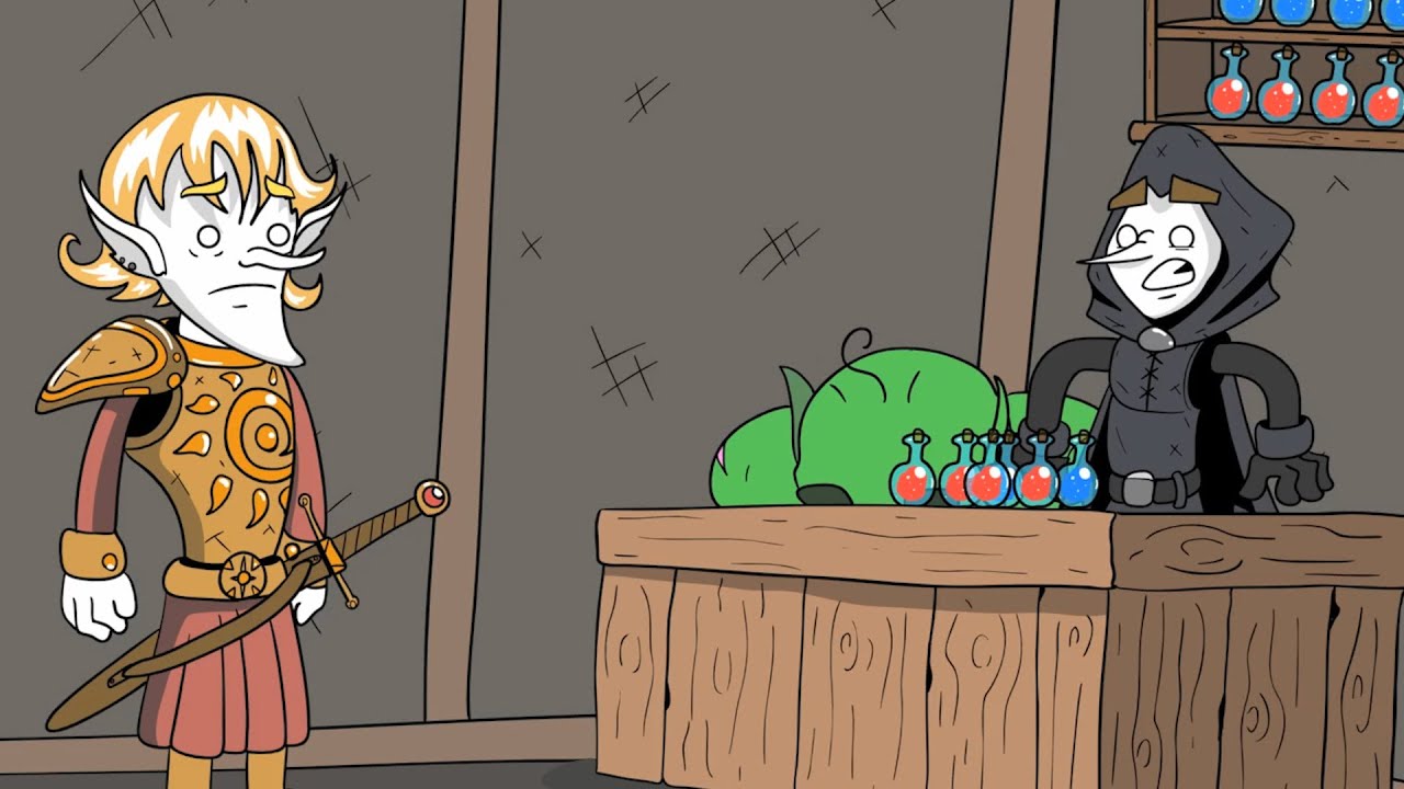 D&D: When you buy Potions with the Rogue || Animation